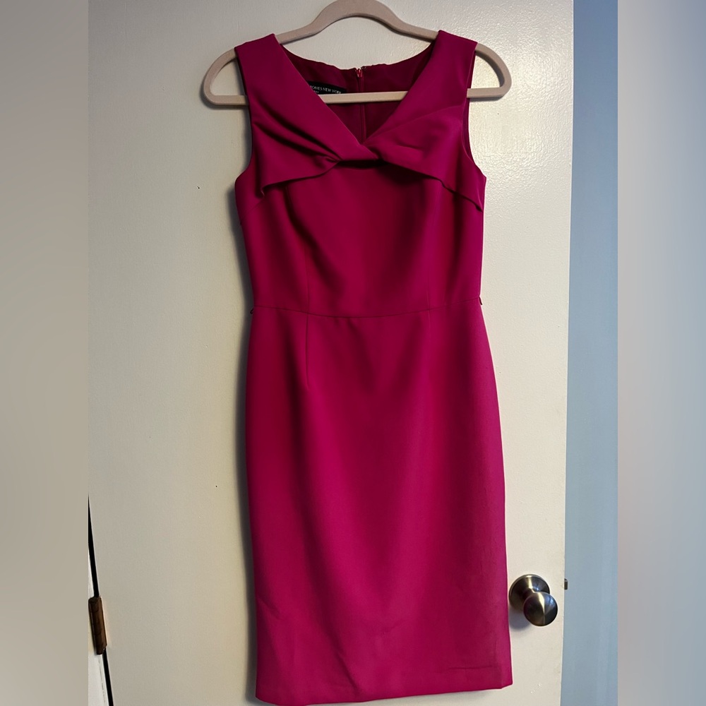Business or cocktail pink/fushia dress